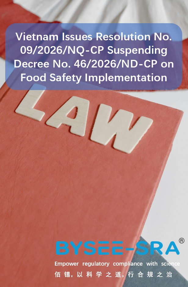 Vietnam Issues No. 09/2026/NQ-CP Suspending Decree No. 46/2026/ND-CP on Food Safety Implementation 